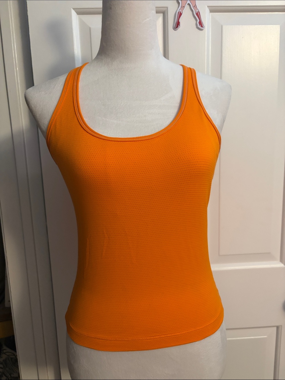 Nike Bright Orange Athletic Scoop Neck Tank
